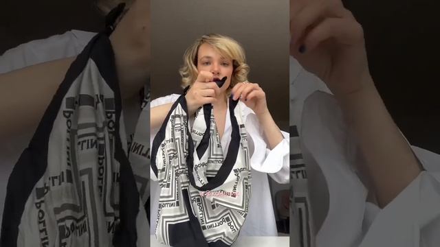 DIY чокер-цветок из платка смотреть онлайн