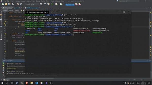 Running Java Application on the web Using Webswing