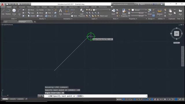 10.Drawing a inclined line in Autocad - AutoCad Basic To Advance Series смотреть онлайн