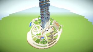 WORLDS TALLEST BUILDING IN MINECRAFT (Burj Khalifa)