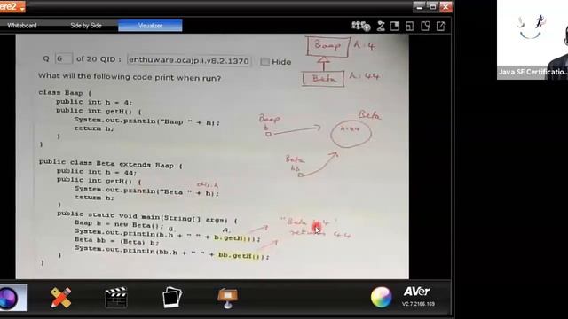 Java 8 OCA (1Z0-808) - Java Constructors, Methods and Encapsulation (Enthuware sample questions) смотреть онлайн