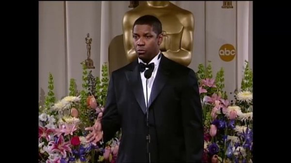 Denzel Washington: 2002 Oscars Press Room