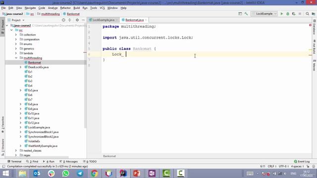 Java - получи чёрный пояс! 11. Lock и ReentrantLock смотреть онлайн