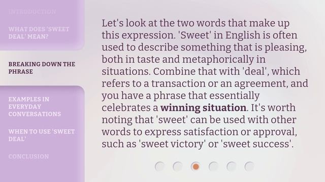 Unlocking Idioms: The Sweet Taste of a 'Sweet Deal' смотреть онлайн