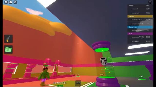 Roblax моё первое видео 1 Player Super Hero Tycoon часть 3 смотреть онлайн