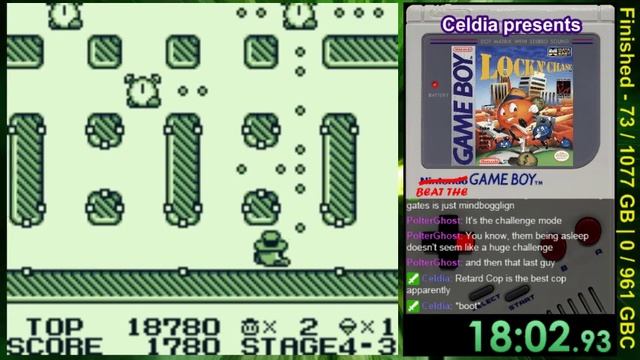 Beat the Game Boy -- Game #75: Lock N' Chase смотреть онлайн
