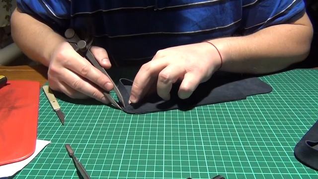 Женский кожаный портфель своими руками. Часть 1. смотреть онлайн