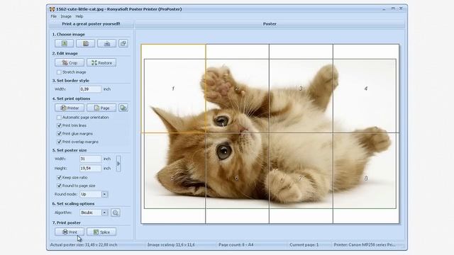 How to print large format posters and banners with Poster Printer смотреть онлайн