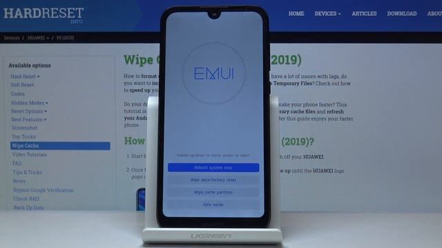 Как очистить кэш раздел на Huawei Y5 смотреть онлайн