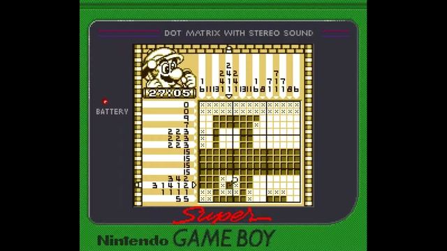 (53 / 193) Mario's Picross [GameBoy] [No Hints] : Easy Picross 7E (Locomotive) смотреть онлайн
