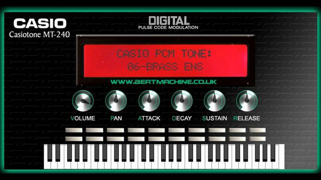 Casio MT-240 Synthesizer VST Emulation смотреть онлайн