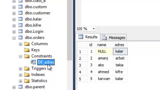 31 SQL CONSTRAINT DROP CONSTRAINT SQL SERVER KURDISH TUTORIALS смотреть онлайн