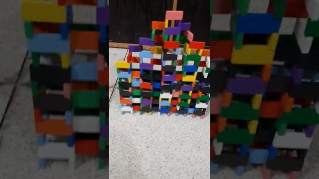 Domino tricks #23 domino castle building смотреть онлайн