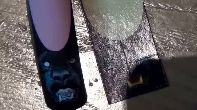 РИСУЕМ ПАНТЕРУ НА НОГТЯХ/ЖИВОТНЫЕ НА НОГТЯХ/РИСУЕМ ЖИВОТНЫХ/ДИЗАЙН НОГТЕЙ/ смотреть онлайн