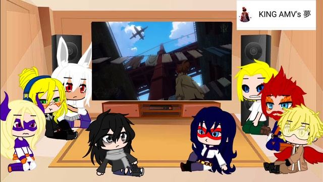 Pro heroes react to World Heroes Mission AMV смотреть онлайн
