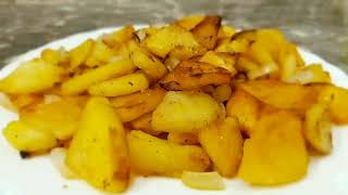 Жареная картошка. Как пожарить картошку с румяной корочкой. смотреть онлайн