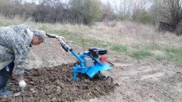 Фрезеровка почвы мотоблоком НЕВА МБ2 смотреть онлайн