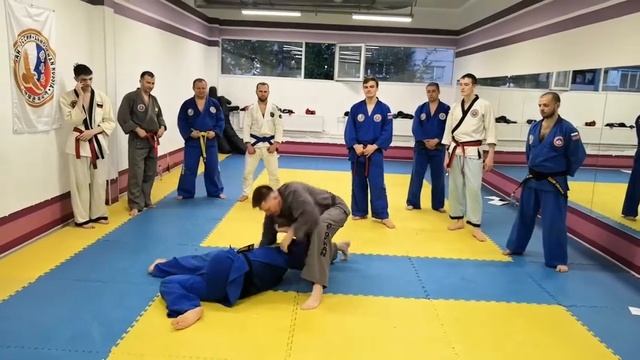Hapkido Anmookwan. Защита от захвата двумя руками. смотреть онлайн