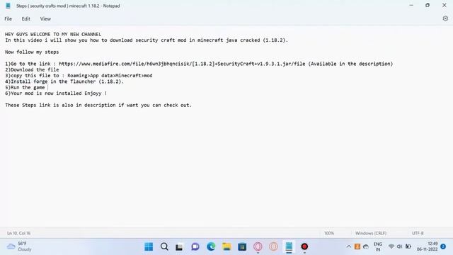 How to download security craft in minecraft java (1.18.2) смотреть онлайн