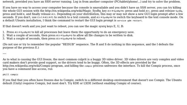Unix & Linux: Cursor freezes - keystrokes to release? (5 Solutions!!) смотреть онлайн
