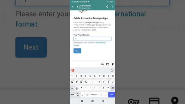 Tелнграм Аккаунтини тезда учириш Удалить аккаунт телеграм.  Delete account Telegram