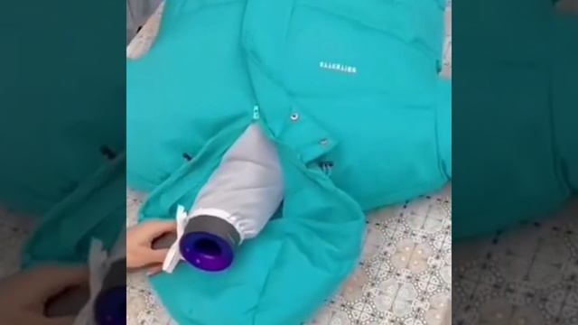 Гаджет для дома Лайфхаки для удобного надувного хранения пуховиков #shorts смотреть онлайн