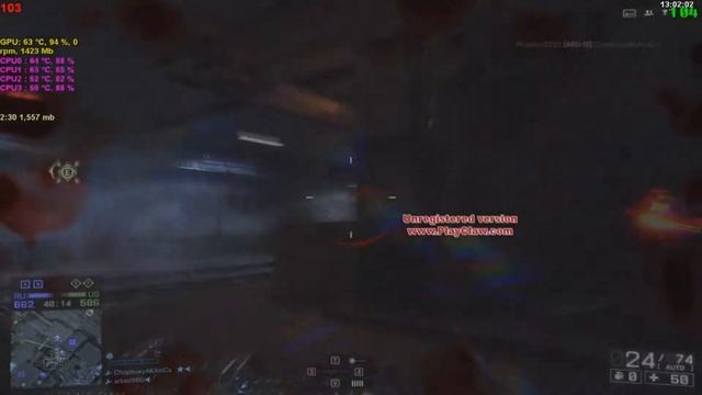 Battlefield 4 CPU/GPU Utilisation I5 4670K R9 280X смотреть онлайн