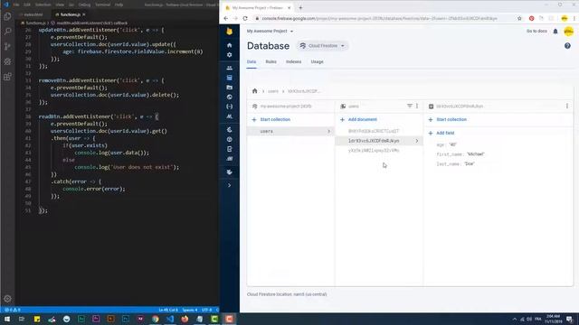 Firebase Cloud Firestore For Web Tutorial - Client Side смотреть онлайн
