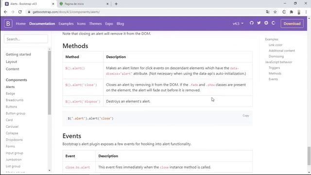 bootstrap 4.5 alert смотреть онлайн