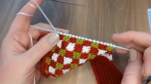 Тапочки спицами♥️ краткое описание ?раз.37/38