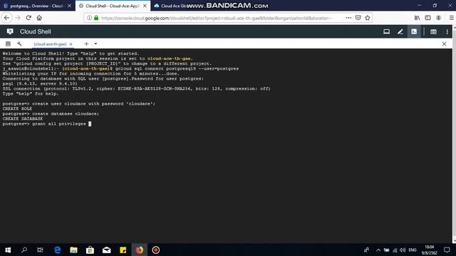 Deploy AppEngine with CloudSQL connection PostgreSQL Demo by Cloud Ace Part 1 смотреть онлайн