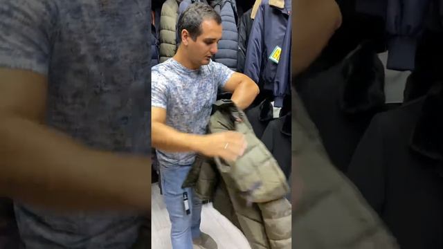 Мужская зимняя куртка хаки/ купить куртки оптом Москва садовод Драуда/ качественная зимняя куртка смотреть онлайн