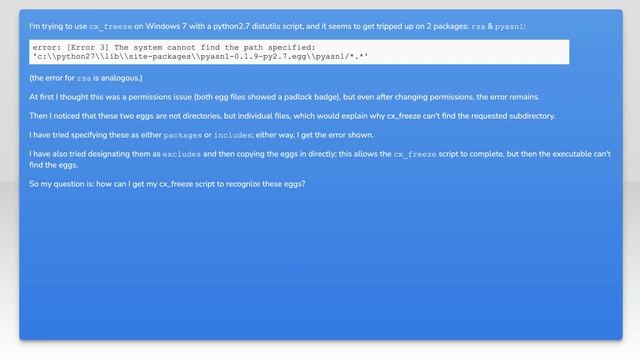 cx_freeze and single-file eggs смотреть онлайн