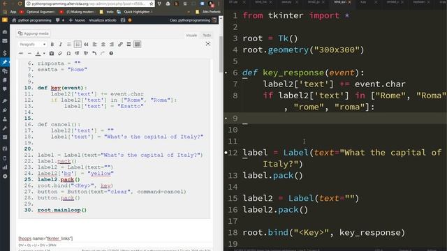 Tkinter - A Quiz with binding смотреть онлайн