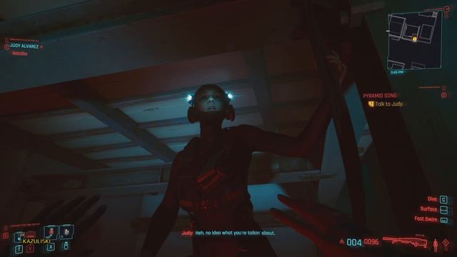 Cyberpunk 2077 Judy Alvarez - Romance - Pyramid Song смотреть онлайн