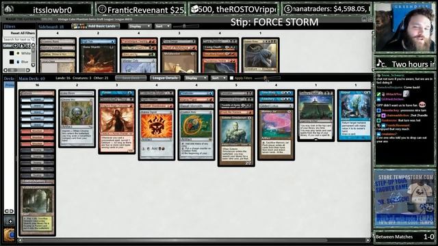 How to Force Storm | Vintage Cube #2 | Storm Stip | Magic Online Gameplay смотреть онлайн