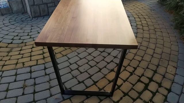 Стол из бука в стиле loft. смотреть онлайн