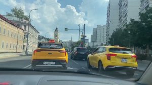 Прогулка по Москве на машине