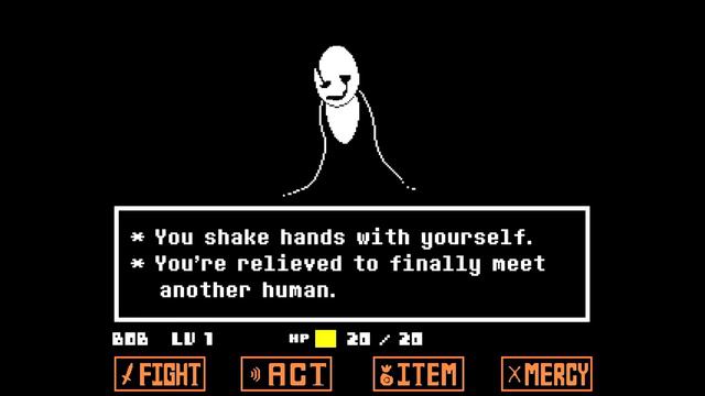 PACIFIST SANS + W.D. GASTER FIGHT (Undertale Fangame) - Manly Let's Play смотреть онлайн
