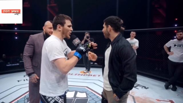 Хард кор ММА!Мариф против Солонина! Перс наехал на Петра Яна смотреть онлайн