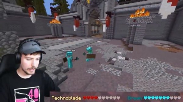 Дуэль Dream против Technoblade за $100,000!