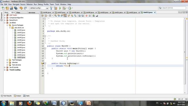 Java cơ bản 53: toString() смотреть онлайн