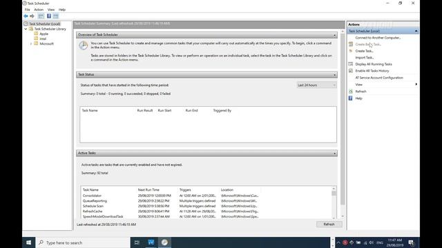 Windows 10 Task Scheduler | How to Auto Start Programs & Remove Spyware смотреть онлайн