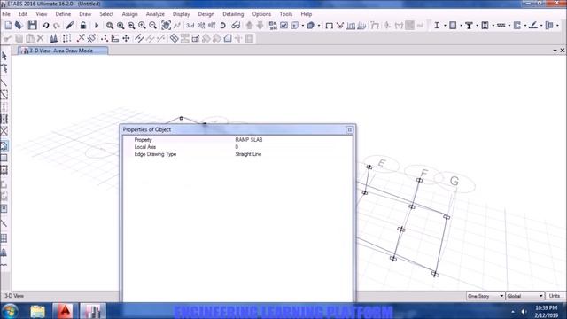 Detailing and Design of RCC Ramp in etabs Tutorial смотреть онлайн