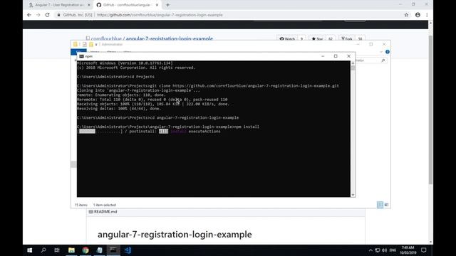 Angular 7 Tutorial Part 1 (Windows) - Setup Development Machine on Windows смотреть онлайн