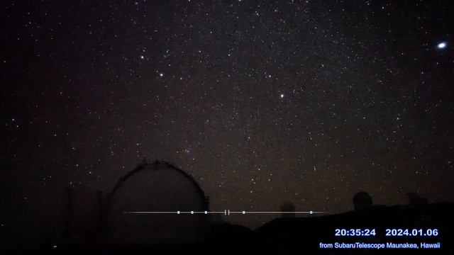 34 shooting stars and meteors, in 1 hour from Subaru Telescope, Hawaii. [Automated] смотреть онлайн