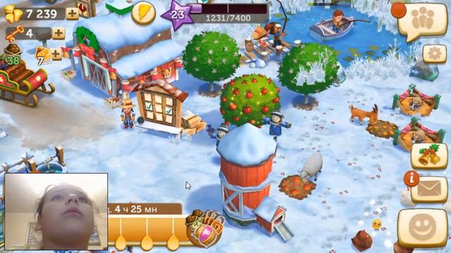 FarmVille * 4 - детская игра.У меня появился баран Флаффи и овца Флоренс.