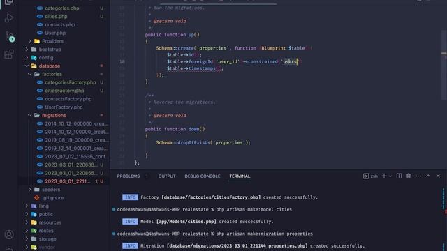 Laravel Rest Api relationship in migration 07 |Kurdish| смотреть онлайн
