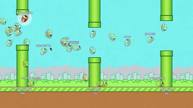 Flappy Bird MMO!! смотреть онлайн