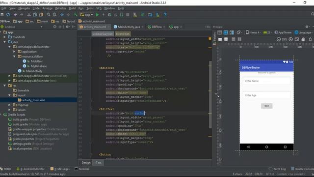 Get your Hands on with DBFlow (latest SQLite DB tech for Android) смотреть онлайн